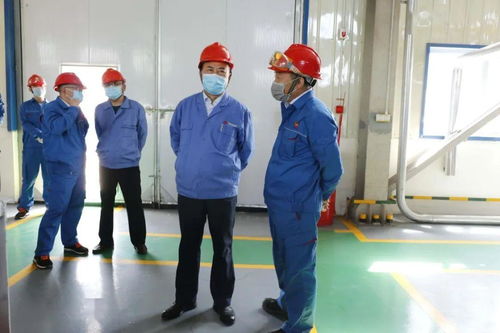 兰太实业公司总经理周杰到制钠厂调研